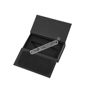 Luxury Black Double Door Rigid Gift <b>Box</b> <b>Magnetic</b> Opening Custom Packaging for Perfume and Premium Fragrance Items - Product Image 1