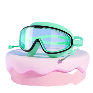 Gafas de natación impermeables antivaho de Marco grande para niños y bebés, gafas de natación para niños al por mayor - Product Image 2