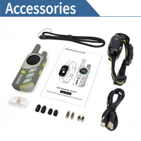 Collar de Adiestramiento para Mascotas, Collar Antiladridos para Perros con Control Remoto, Chip con IA para Adiestramiento de Obediencia, Sin Activación por Ladridos Falsos, Luz Nocturna