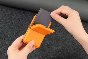 Étui Portefeuille Magnétique pour Cartes de Crédit en Cuir PU avec Blocage RFID pour iPhone 14/13 Mini/13 Pro/12 Pro Max - Product Image 3