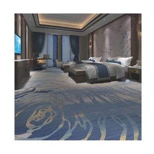 Moquette commerciale pour hôtel, chambre à coucher, mur à mur, moderne, imprimée en 3D, en nylon, à poils longs, antistatique, pour bureau - Product Image 5