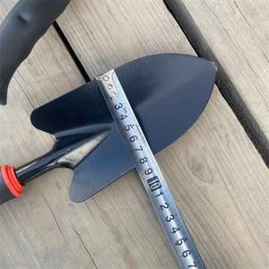 Gardening Trowel Carbon Steel Black Spoon Shaped Ergonomic Handle For Planting Flowers Vegetables Succulents - Product Image 2