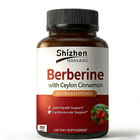 Berbérine, Cannelle de Ceylan, Santé Cardiovasculaire, Bien-être du Foie et Digestif, Supplément à Puissance Maximale, Ingrédients Naturels