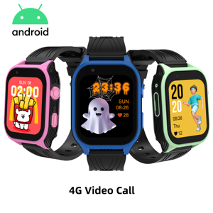 4G GPS per bambini <span class=keywords><strong>Android</strong></span> Smart Watch Wtih Sim Card fotocamera SOS chiamata Video Chat orologio Mobile impermeabile per bambini Smartwatch con Whatsapp - Product Image 1