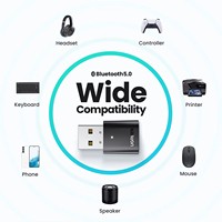 Adaptateur Bluetooth USB UGREEN CM390 pour PC Récepteur Bluetooth 5.0 Dongle Adaptateur d'ordinateur sans fil de taille mini