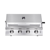 Cuisine extérieure électrique multifonctionnelle moderne en acier inoxydable haute performance, barbecue extérieur à double usage, électronique