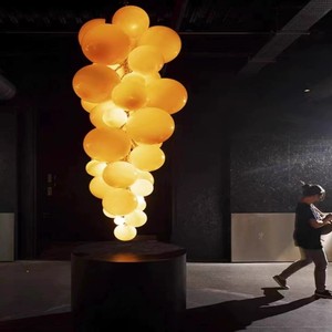 Đèn trần Led hiện đại với chủ đề nho Ý cho cầu thang và lối vào có thể điều chỉnh chiều cao cho phòng khách cỡ trung - Product Image 2