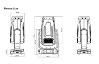 Nouvelle lampe à tête mobile LED ESPRITE Profile 800W pour scène de théâtre professionnelle, CTO, CMY, IRIS, 42CH, 28kg
