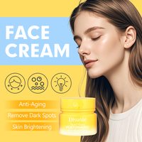 Crème Visage Éclaircissante au Curcuma VC, Crème Blanchissante à la Vitamine C, Éclaircissement de la Peau, Élimination des Taches Brunes pour le Visage, Crème Faciale