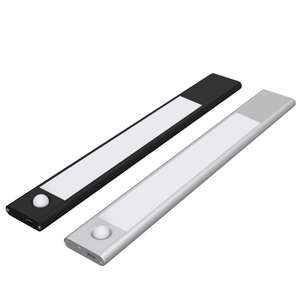 Lumière LED à détecteur de mouvement à <span class=keywords><strong>induction</strong></span> corporelle intelligente ultra-mince rechargeable par USB pour armoire, placard, chambre à coucher - Product Image 2