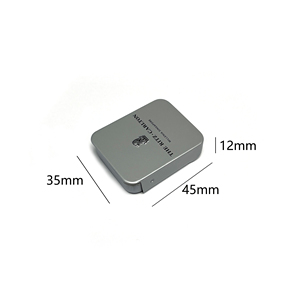 Custom Printing Tin <b>Metal</b> Rectangular Slide <b>Box</b> with Lid for Gift Packaging Candy Packaging - Product Image 2