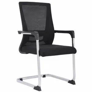 Échantillon gratuit chaises de bureau en maille bon marché chaise d'ordinateur ergonomique moderne pour le personnel à mi-dossier chaise de salle de réunion de bureau