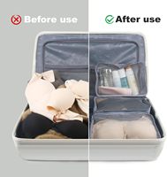 Lot de 7 cubes de compression à bas prix, organisateurs de voyage étanches 35L, pliables, écologiques, pour bagages à un seul niveau