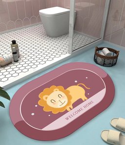 Tapis de sol durable en terre de diatomée pour entrée de maison et salle de bain - Product Image 1