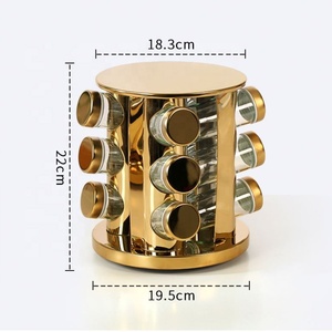 Scatola di condimento per la cucina in <span class=keywords><strong>ceramica</strong></span> per la casa set di pepe in porcellana di zucchero di sale con Organizer a strati - Product Image 1