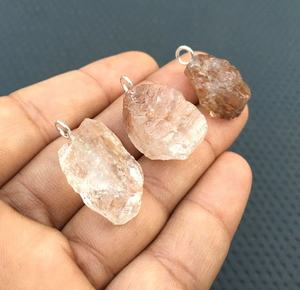 92.5พลอยทับทิมธรรมชาติ3ชิ้นจี้เงินแท้ทำด้วยมือและไม่ผ่านการบำบัด - Product Image 2