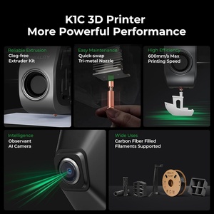 K1C <b>3D</b> <b>Printer</b> Reliable Printing 600mm/s Fast Speed Anti-vibration 220*220*250mm Machine - Product Image 2