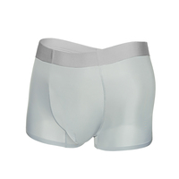 Caleçons Boxers Homme Personnalisés avec Logo, Taille Mi-Haute, Sans Coutures, Respirants, en Coton, Soie Glacée et Spandex – Qualité Supérieure