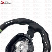 Volant en fibre de carbone SPC pour Porsche 911 718 Macan Cayenne Panamera 918 direction en fibre de carbone de remplacement