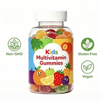 Gummies multivitaminées OEM pour enfants – Vitamines D, C, E, complexe B, zinc – Complément à croquer saveur baies – Favorise la croissance et l'immunité