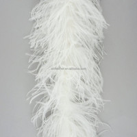 Bande de plumes d'autruche à 5 couches pour la décoration de Noël de fête d'halloween de carnaval pour les costumes de jeu de rôle et les accessoires de danse