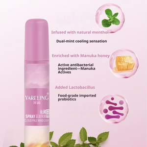 Spray buccal probiotique en gros saveur pêche – Haleine fraîche longue durée, spray buccal portable contre la mauvaise haleine - Product Image 3