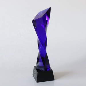 Su misura anni anniversario premi aziendali di cristallo trofeo di cristallo premi e trofei - Product Image 5