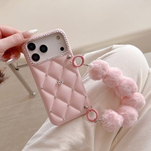 เคสโทรศัพท์หนัง PU ลายเพชรคริสตัลรูปทรงข้าวหลามตัดสุดหรู พร้อมสายคล้อง สำหรับ iPhone 13 14 15 16 17 pro max ป้องกันการกระแทก ปกป้องด้านหลัง - Product Image 4