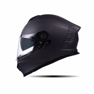 Casco de motocicleta ligero de cara completa con visera interior tintada, varios colores sólidos para la conducción diaria en carretera - Product Image 1