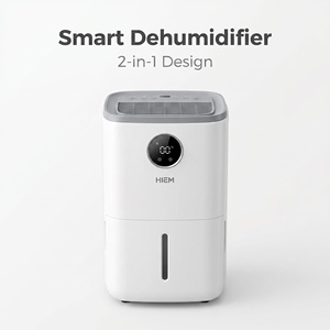 Deshumidificador y Purificador de Aire 2 en 1 Inteligente, Capacidad de Deshumidificación de 1.5L/D, Tanque de Agua Extraíble Grande de 2.6L - Product Image 1