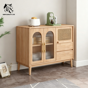 china manufactory wholesale price customizable in stock ready to ship modern design kitchen furniture wood <b>dining</b> <b>room</b> <b>cabinet</b> - Product Image 1