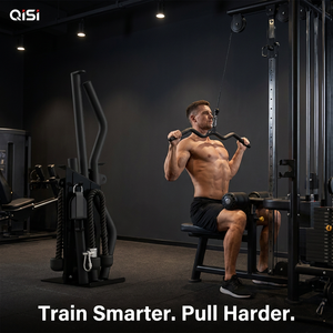 Juego de 5 Accesorios para Máquina de Cable, Barra Ergonómica para Polea Lateral, Juego de Agarres <span class=keywords><strong>en</strong></span> D para Remo y Entrenamiento de Fuerza de Espalda, Equipo de Gimnasio - Product Image 6