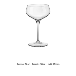 Verre à cocktail Bartender 25 cl H 15,5 cm Ø 9,4 cm Bormioli Rocco - Product Image 3