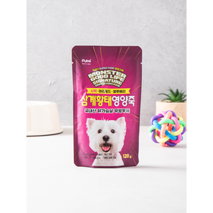 Monster Good Life Nourriture pour Chiot Nourri Bambou Samegye & Jaune 120g Pet - Product Image 1