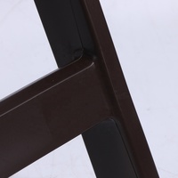 Chaises pliantes en résine blanches pour événements extérieurs, légères, robustes, couleur marron, pour location et fêtes