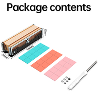 Jeyifactory RGB M.2 2280 Heatsink 401W, sirip tembaga & bingkai aluminium untuk Gaming/PS5 SSD pasif pendingin stok pabrik