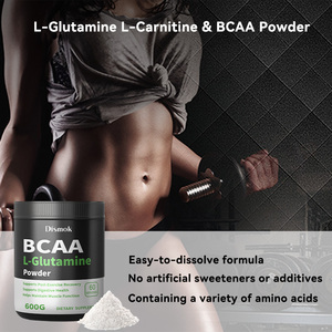 Integratore Sanitario Dismok per Aumento di Massa, Aminoacidi a Catena Ramificata (<span class=keywords><strong>BCAA</strong></span>), L-Glutamina, Proteine del Siero del Latte, Peptidi, Polvere di Creatina - Product Image 4