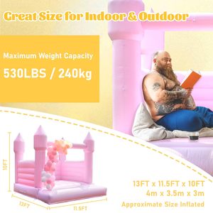 <span class=keywords><strong>Castello</strong></span> Gonfiabile Commerciale in PVC Rosa <span class=keywords><strong>Nero</strong></span> Bianco per Feste all'Aperto, Adulti e Bambini - Product Image 2