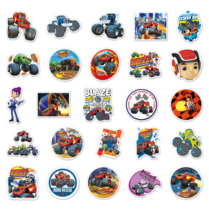 50 Pegatinas de <span class=keywords><strong>Blaze</strong></span> y las Máquinas Monstruo para Niños, para Juguetes, Botellas, Portátiles, Maletas de Viaje, Pegatinas Lindas - Product Image 5