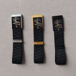 Correa de Reloj Deportiva de Nailon SuperKnit con Estampado de Reloj Dorado, Reemplazo de Correa de Silicona para Whoop 5.0 MG, Venta al Por Mayor OEM - Product Image 1