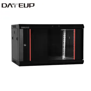 server rack mount 6u 18u 22u Wall Mount Rack With Glass Door rack mount fan