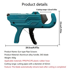 Kéo ống ppr, Dao cắt ống nóng chảy PVC, kéo ống loại súng - Product Image 2