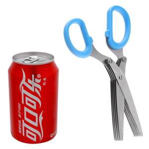 Stainless Steel Scallion Scissors Five Layer V Shaped Kitchen Tool For Home Use - Product Image 5
