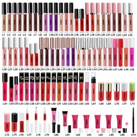 OCHAIN Kits de gloss pour les lèvres Private Label personnalisés Ensembles de rouge à lèvres Maquillage des lèvres imperméable pour les filles Kit de gloss pour les lèvres