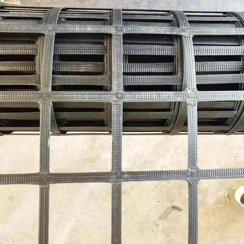 Geovance Steel Plastic Geogrid for Earthwork Soil Stabilization with Wire for Retaining Walls Driveways Road Construction