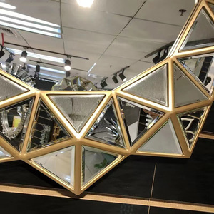 90cm nghệ thuật hiên phòng tắm treo gương kính chắp vá gương nhà vệ sinh lò sưởi tường trang trí gương để bán dropshipping <span class=keywords><strong>2025</strong></span> - Product Image 3