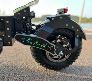 Trottinettes pliantes puissantes FLJ <span class=keywords><strong>X14</strong></span> 72V 12000W améliorées avec batterie amovible, pneus tout-terrain de 14 pouces, trottinette électrique - Product Image 4
