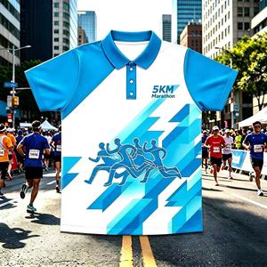 Camisetas de Running para Maratón al por Mayor, Camisetas Publicitarias con Impresión 3D, Camisetas de Poliéster con Logotipo Personalizado, Camisetas Blancas para Sublimación - Product Image 1