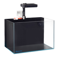 Aquarium en verre haute qualité ZHONGLE, pour eau salée, utilisation intérieure/extérieure, carré 50x40x40cm, auto-nettoyant