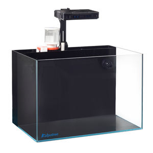 Op maat gemaakte glazen aquariumset van hoogwaardig materiaal voor binnen- en buitengebruik, vierkant, voor zeewater, geschikt voor op tafel. - Product Image 6